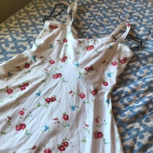Forever 21 floral white dress